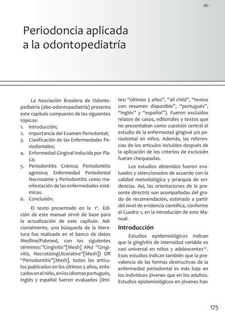 Manual Periodoncia Aplicada A La Odontopediatr A Universidad Cayetano