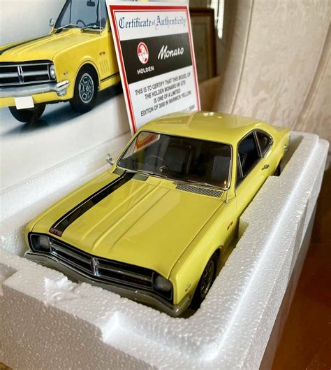 Biante 1 18 Holden HK GTS Monaro 327 Warwick Yellow Model Car Bathurst