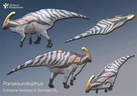 Parasaurolophus Walkeri, Dinosaur Model, Paleoartistic Reconstruction ...