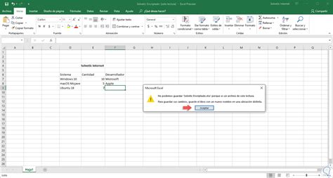 C Mo Proteger Un Archivo De Excel Para Solo Lectura Solvetic