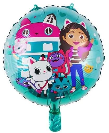 Balon Foliowy Koci Domek Gabi Gabby 45 Cm Urodziny 13892143822 Allegro Pl