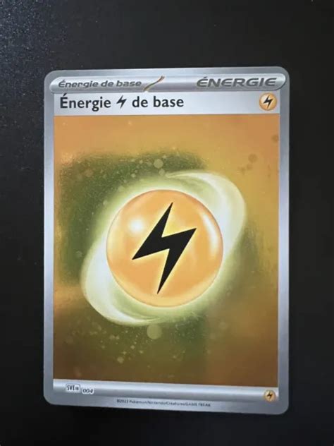 CARTE POKÉMON ENERGIE Galaxie Électrique 004 Ev3 5 Neuf Fr EUR 5 00