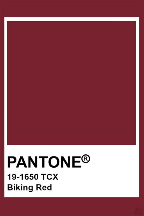 Pantone S Red Color Is Shown With The White Square In The Bottom Corner