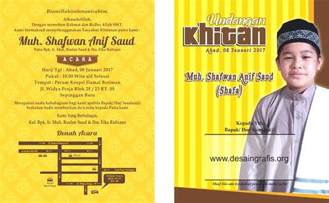 Download undangan khitanan coreldraw gratis - spapag