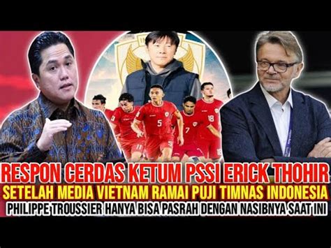 RESPON CERDAS KETUM PSSI ERICK THOHIR TETAP PAKAI ILMU PADI WALAUPUN