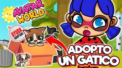 Adopto Mi Primera Mascota En Avatar World Adopto Un Gatito Soy