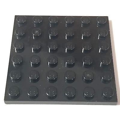 Lego X Plate Black Part Ebay