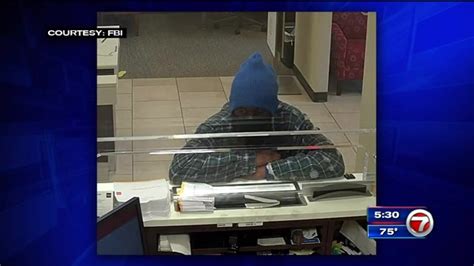 Fbi Searching For Man Who Robbed Wells Fargo Bank In Pompano Beach