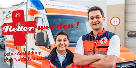 Ausbildung zum Notfallsanitäter Notfallsanitäterausbildung im DRK