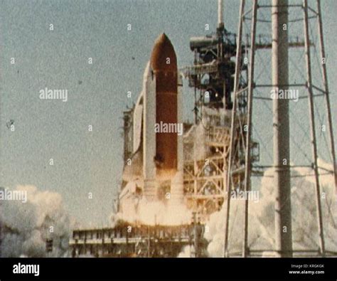 Launch of Challenger Stock Photo - Alamy