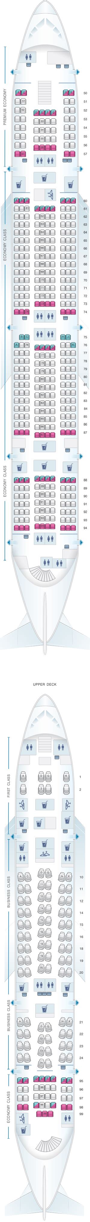 Lufthansa A Seat Map Premium Economy Two Birds Home