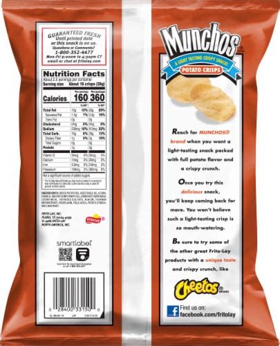 Munchos Regular Flavored Potato Crisps 225 Oz Harris Teeter