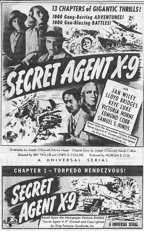 Secret Agent X 9 1945