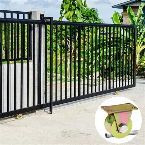 Skelang 2 Pcs U Groove Gate Wheel Gate Roller Wheel Sliding Gate