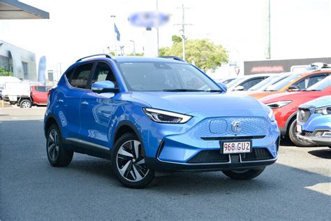 Sold Mg Zs Ev Essence In Brighton Blue Demo Suv Moorooka Qld