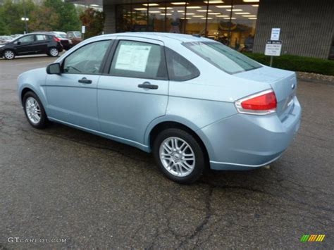 Light Ice Blue Metallic Ford Focus Se Sedan Photo