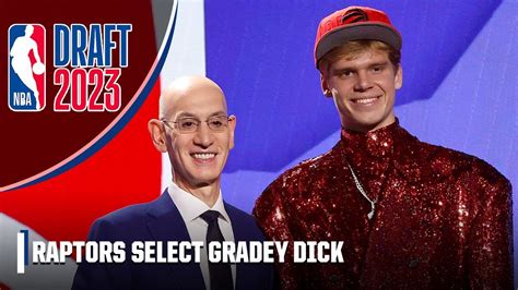 The Toronto Raptors Select Gradey Dick With No 13 Overall Pick 2023