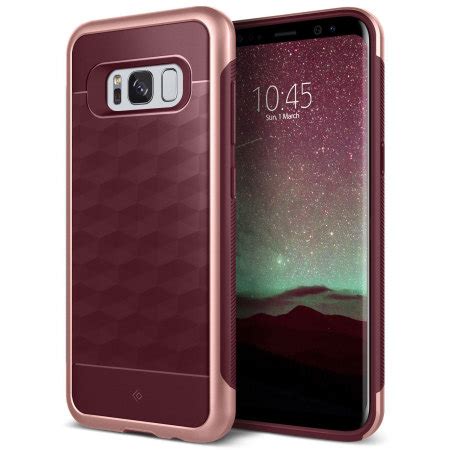 Caseology Parallax Series Samsung Galaxy S8 Plus Case Burgundy