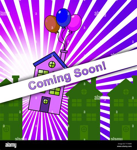 Coming Soon Icon Shows Upcoming Real Estate Property Available Realty