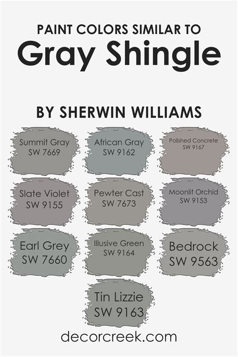 Gray Shingle SW 7670 Paint Color By Sherwin Williams DecorCreek