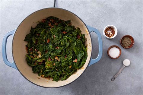 Simple Southern Mustard Greens Recipe With Bacon