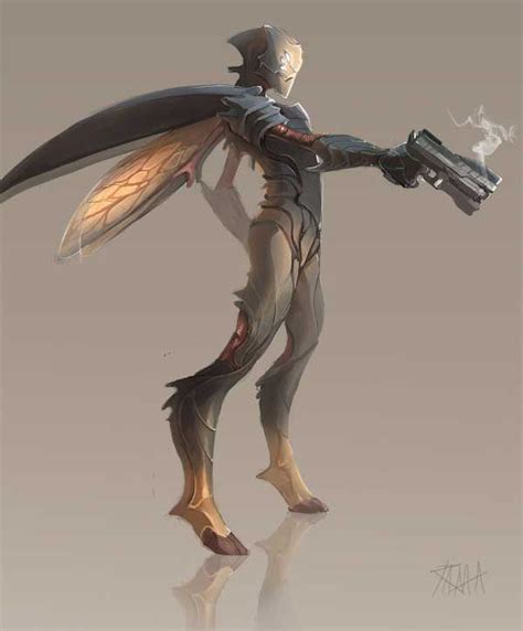 humanoid monster concept art - vanseradesertembellish