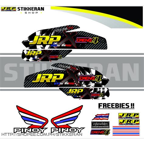 PINOY JRP X DAENG THAI DECAL WITH FREEBIES Shopee Philippines