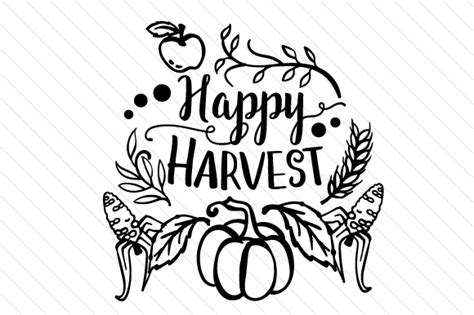 Happy Harvest SVG Cut file by Creative Fabrica Crafts - Creative Fabrica