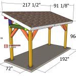 616 Lean To Paviliondimensions MyOutdoorPlans