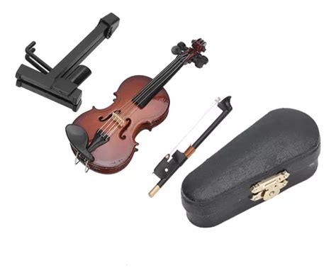 Mini Violín Modelo Miniatura Instrumento Musical Juguete Meses sin