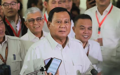 Soal Dinasti Politik Prabowo Semua Partai Termasuk Pdip Ada Dinasti