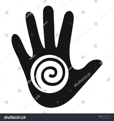 Hand Spiral Hypnosis Icon Simple Illustration Stock Vector Royalty Free 1783707095 Shutterstock