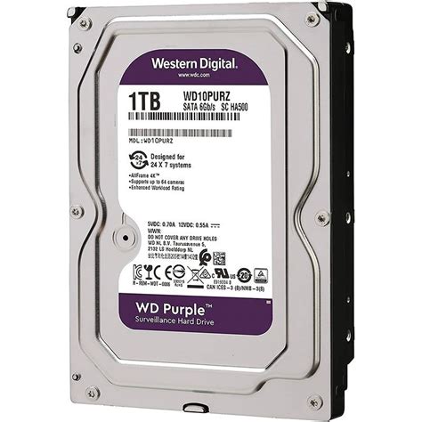 Disco Rigido HDD 1TB Western Digital Purple