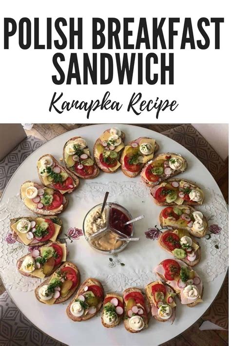 Polish Kanapka Breakfast Sandwich Recipe