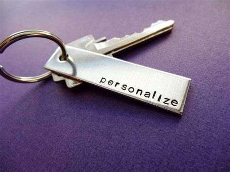 Customized Keychain Personalized keychain Personalized