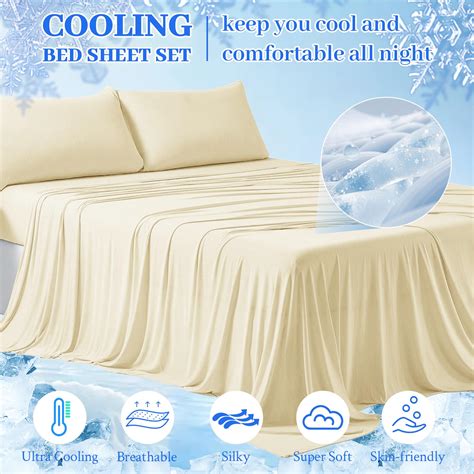 Yiyea Cooling Sheets Twin Arc Chill Q Max05 Cooling Sheets For Hot