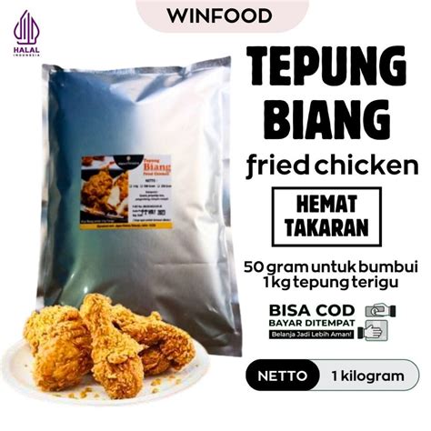 Jual Tepung Biang Fried Chicken Krispi Chicken Geprek Ala KFC 1 Kg