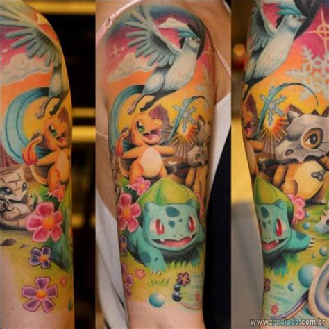 Impressionantes Tatuagens Do Pokemon Blog Tediado