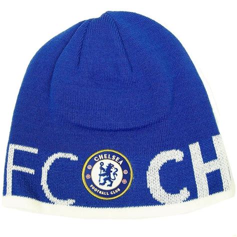 Chelsea Fc Reversible Knitted Hat Sports And Outdoors Fan Shop