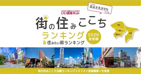 「いい部屋ネット 街の住みここち沿線ランキング2020 ＜首都圏版＞」発表 2021年1月20日 エキサイトニュース