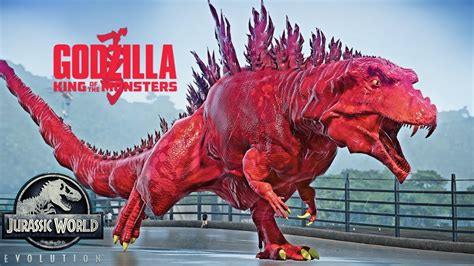 Evolution Of King Godzilla With Jurassic World New Super Hero Theropod Dinosaur Youtube