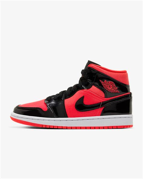 Now Available Womens Air Jordan 1 Mid Bright Crimson — Sneaker Shouts