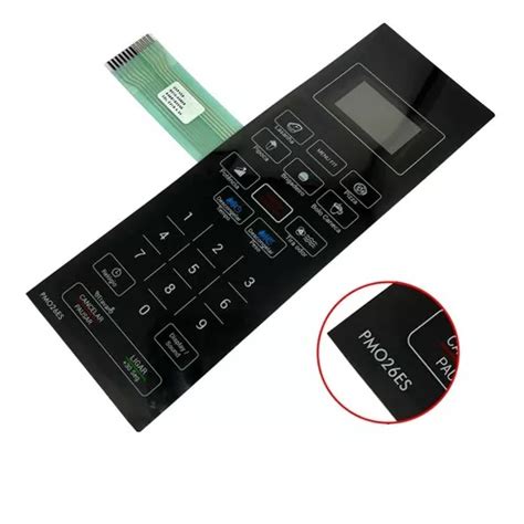 Membrana Teclado Compatível Microondas Philco Pmo26 Ip Preto