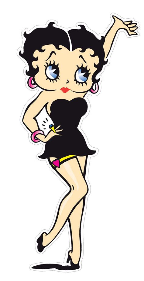 betty-boop-black dress - Pro Sport Stickers