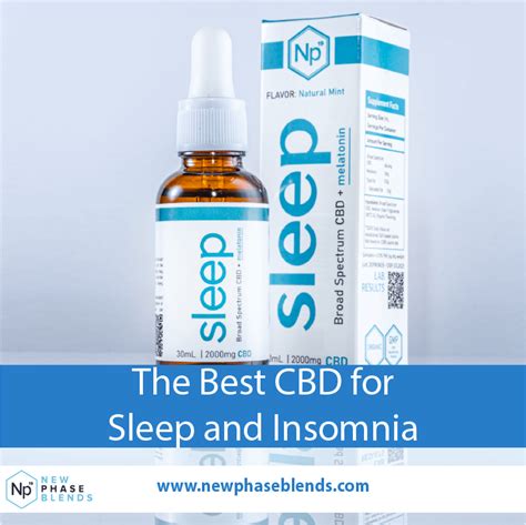 The Best CBD Product for Sleep & Insomnia | New Phase Blends CBD