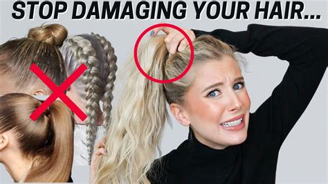 STOP Wearing These Hairstyles That Cause Hair Breakage Hair Breakage