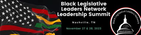 2023 Leadership Summit Registration Black Legislative Leaders Network