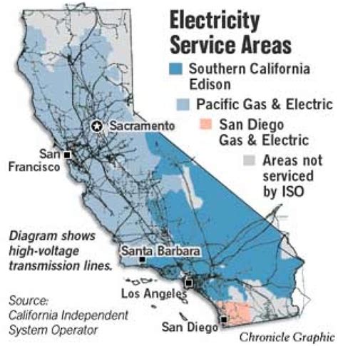 High Voltage Power Lines Map California - Printable Maps