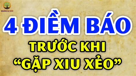 Tổ Tiên Nói Người Trước Khi Gặp Vận Rủi Sẽ Có 4 điềm Báo Trước 4