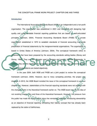 The Conceptual Framework Essay Example Topics And Well Written Essays 3750 Words